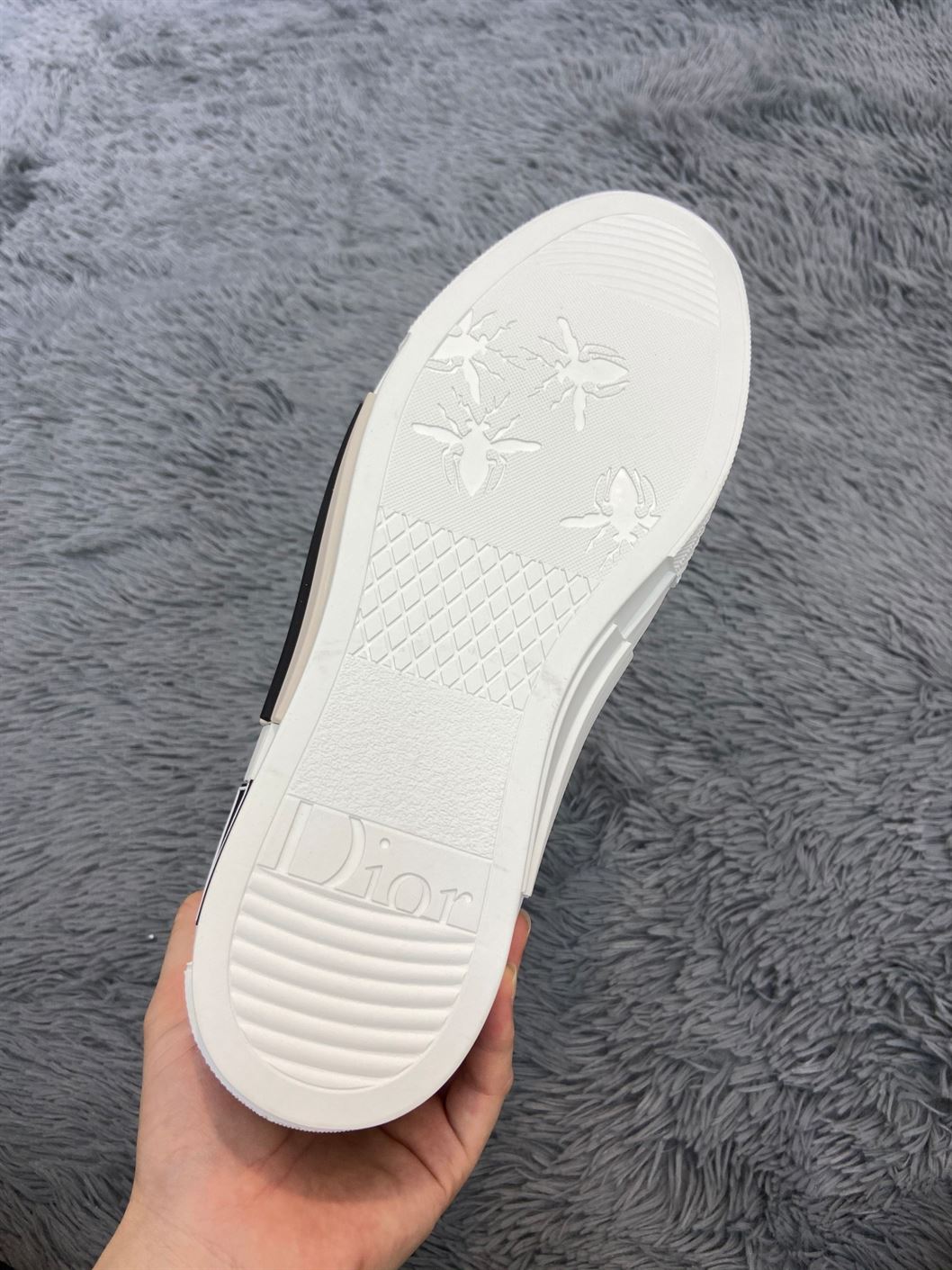 B23 HIGH-TOP SNEAKER D10r OBLIQUE CANVAS   DO059