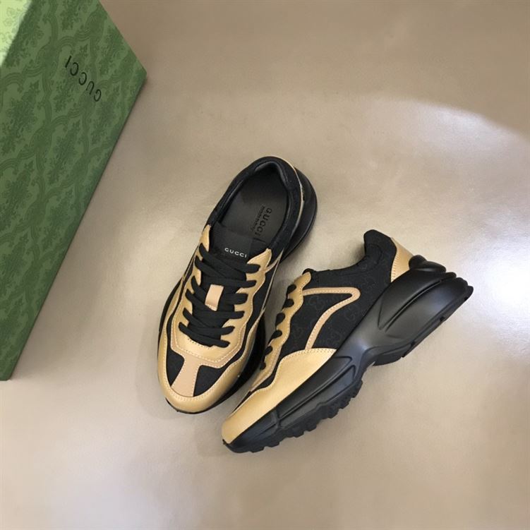 Gvc*1 RHYTON SNEAKER IN BROWN BLACK   GCC098