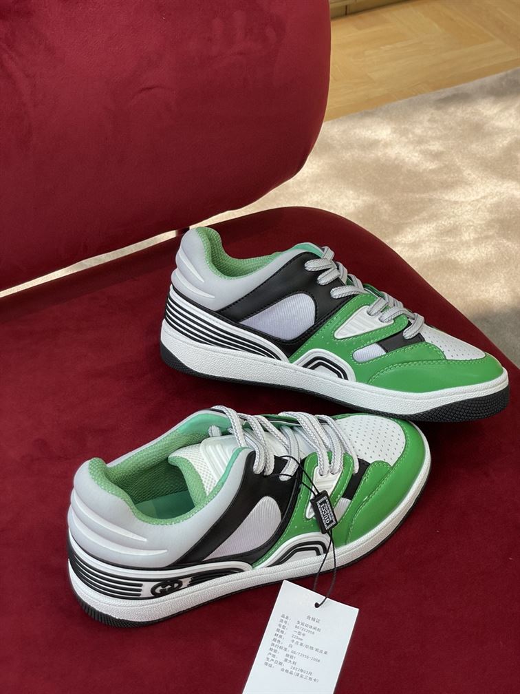 Gvc*1 BASKET SNEAKER IN GREEN DEMETRA   GCC109