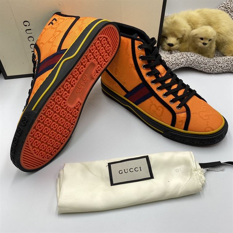 Gvc*1 Dupes Shoes OFF THE GRID HIGH TOP ORANGE   GCC049