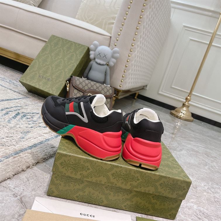 Gvc*1 RHYTON SNEAKER IN RED BLACK   GCC099