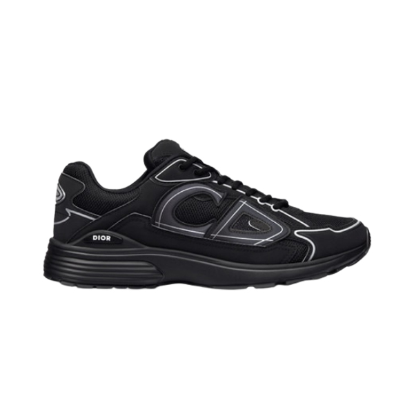 D10r B30 SNEAKER BLACK MESH AND TECHNICAL FABRIC   DO074