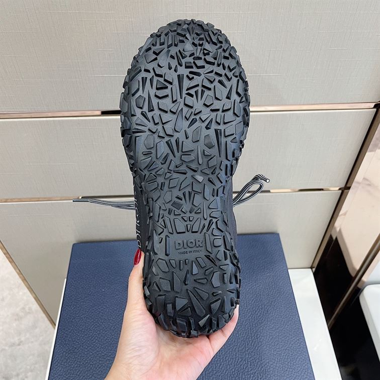 D10rIZON HIKING SHOE BLACK TECHNICAL MESH AND RUBBER   DO087