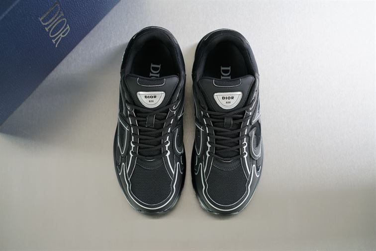 D10r B30 SNEAKER BLACK MESH AND TECHNICAL FABRIC   DO074