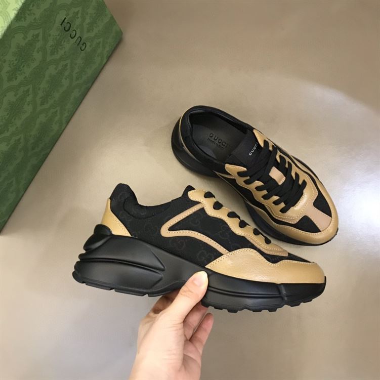 Gvc*1 RHYTON SNEAKER IN BROWN BLACK   GCC098