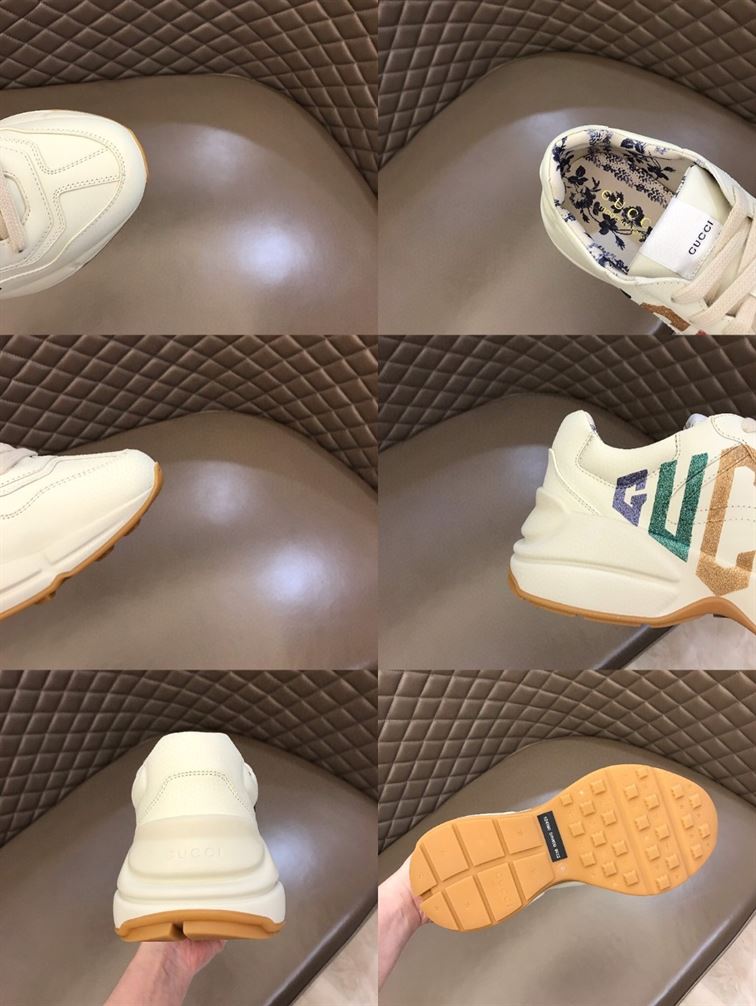 Gvc*1 IVORY RHYTON RAINBOW GLITTER SNEAKERS   GCC013