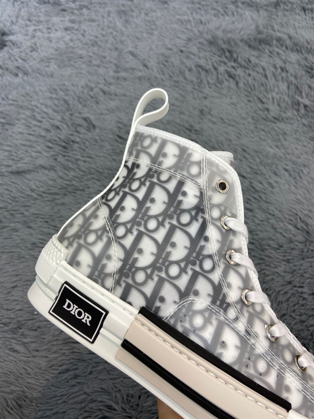 B23 HIGH-TOP SNEAKER D10r OBLIQUE CANVAS   DO059