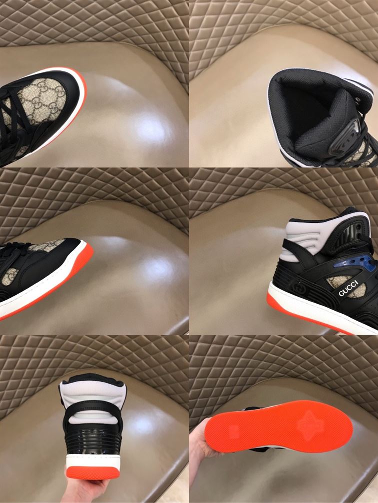 MEN S Gvc*1 BASKET SNEAKER IN BLACK DEMETRA   GCC002