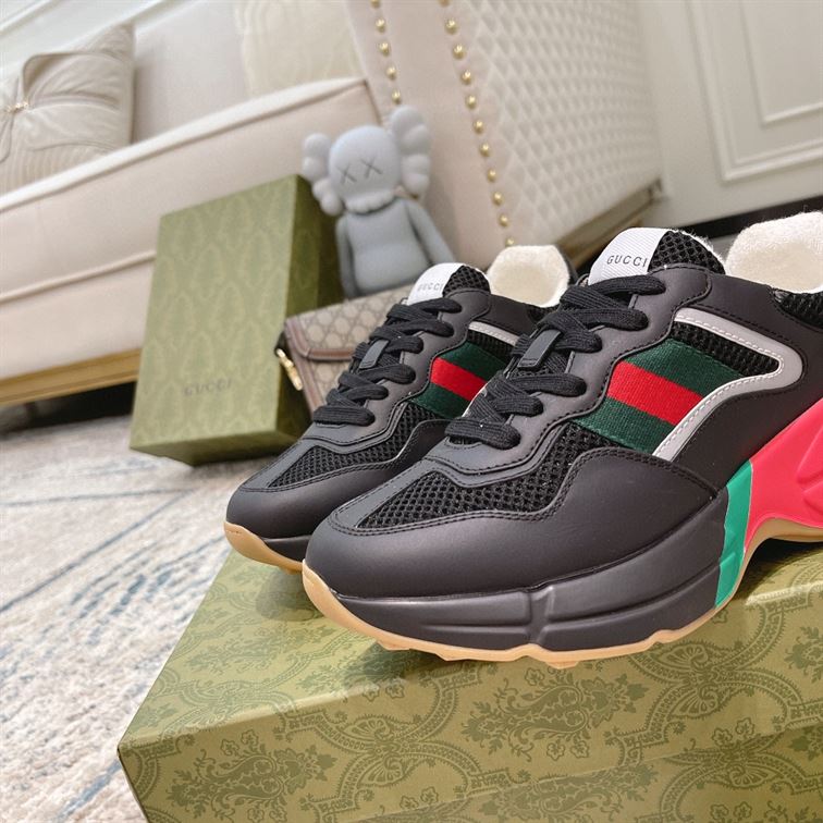 Gvc*1 RHYTON SNEAKER IN RED BLACK   GCC099