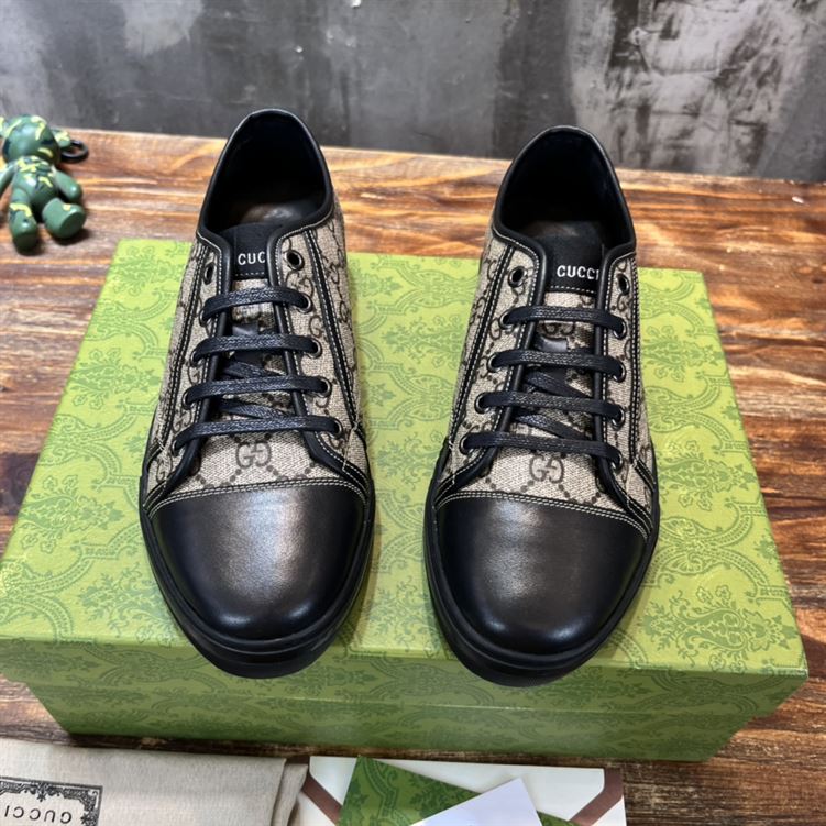 Gvc*1 Dupes Shoes CALIFORNIA GG PU FABRIC LOW-TOP SNEAKER   GCC054