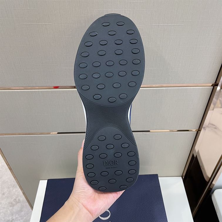 D10r B25 RUNNER NAVY OBLIQUE SUEDE SNEAKER   DO063