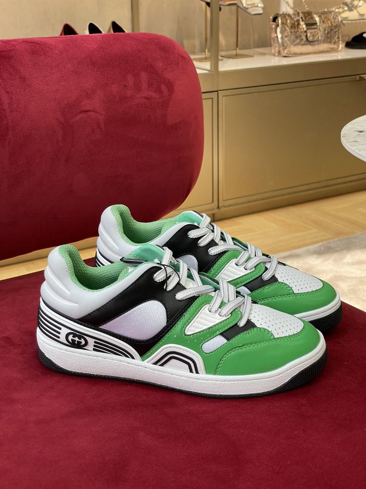 Gvc*1 BASKET SNEAKER IN GREEN DEMETRA   GCC109