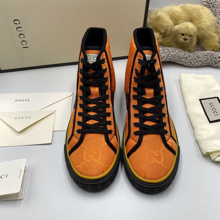 Gvc*1 Dupes Shoes OFF THE GRID HIGH TOP ORANGE   GCC049