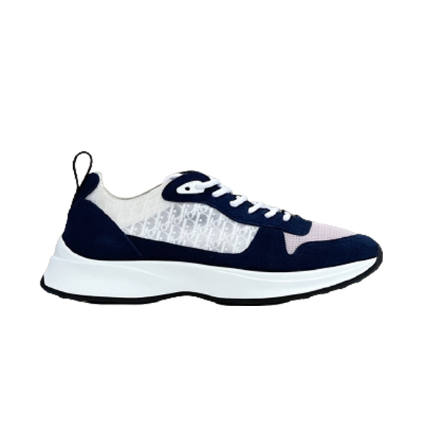 D10r B25 RUNNER NAVY OBLIQUE SUEDE SNEAKER   DO063