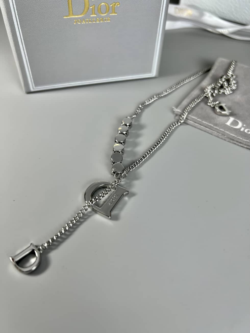 Wholesale Chr1st1an D10r Logo Necklace