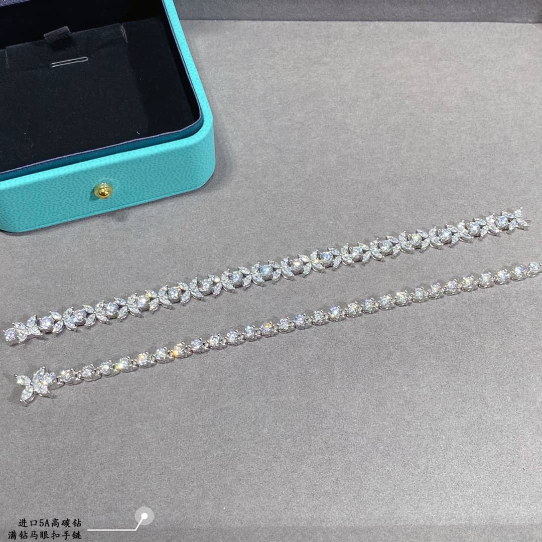 Fake T*f*ny Logo Bracelet