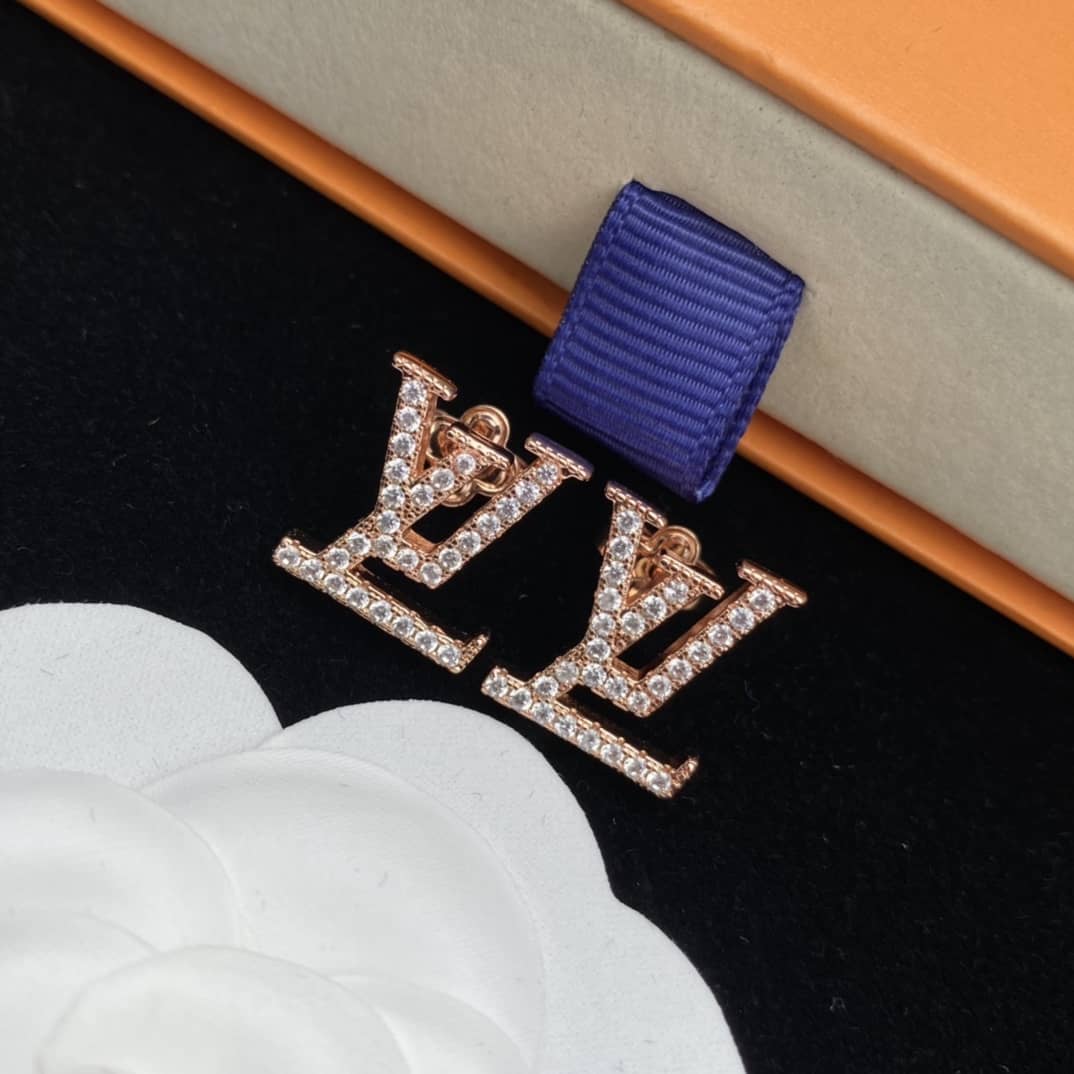 Knockoff L0vis Vvtt0n Logo Earring