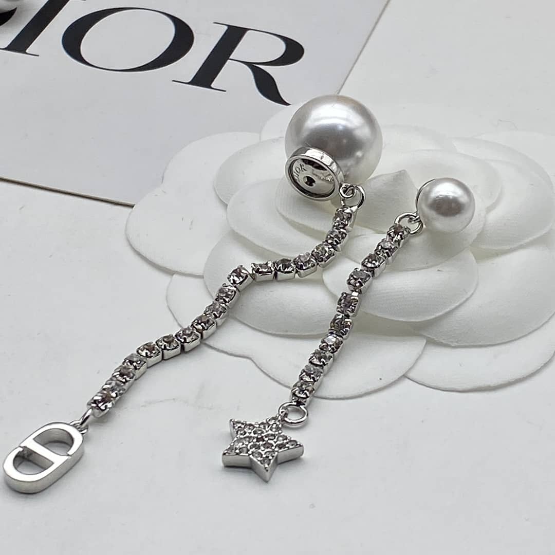 Wholesale Chr1st1an D10r Logo Earring