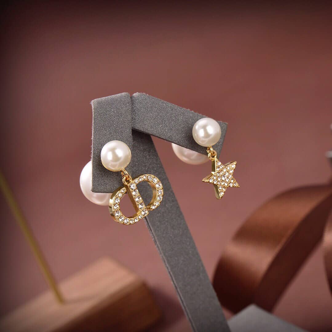 Wholesale Chr1st1an D10r Logo Earring