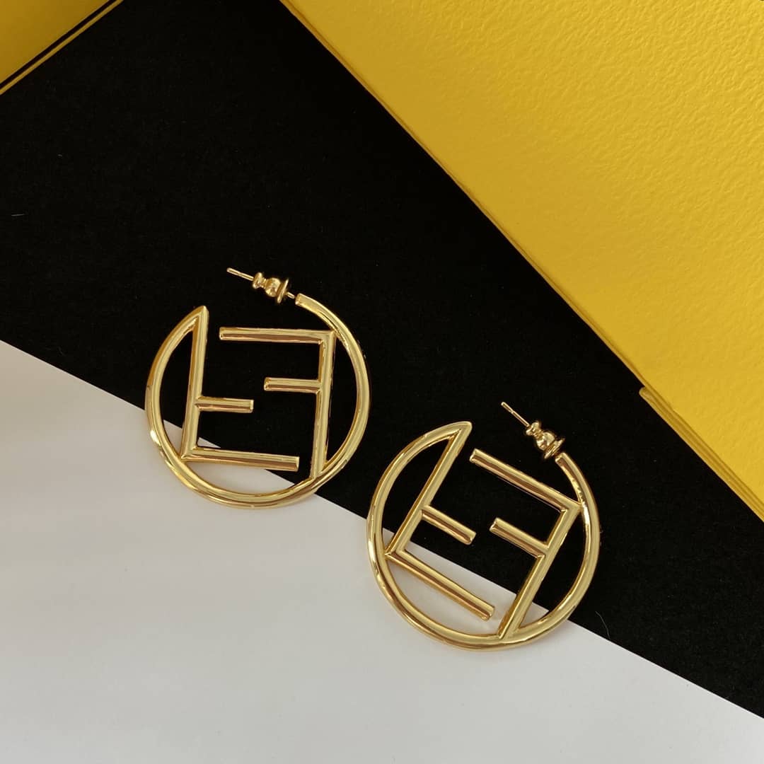 Fake F**di Logo Earring