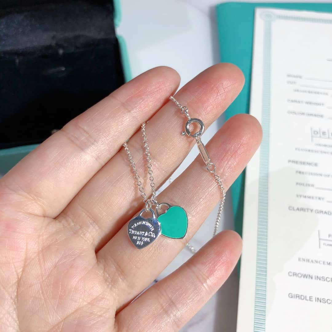 Knockoff T*f*ny Logo Necklace