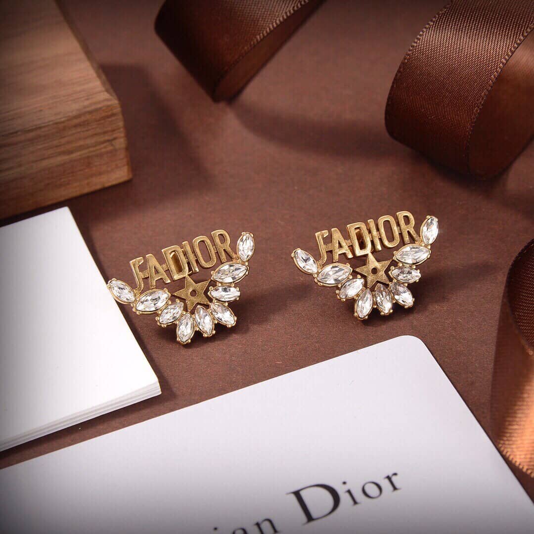 Wholesale Chr1st1an D10r Logo Earring