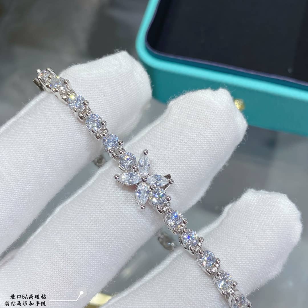 Fake T*f*ny Logo Bracelet