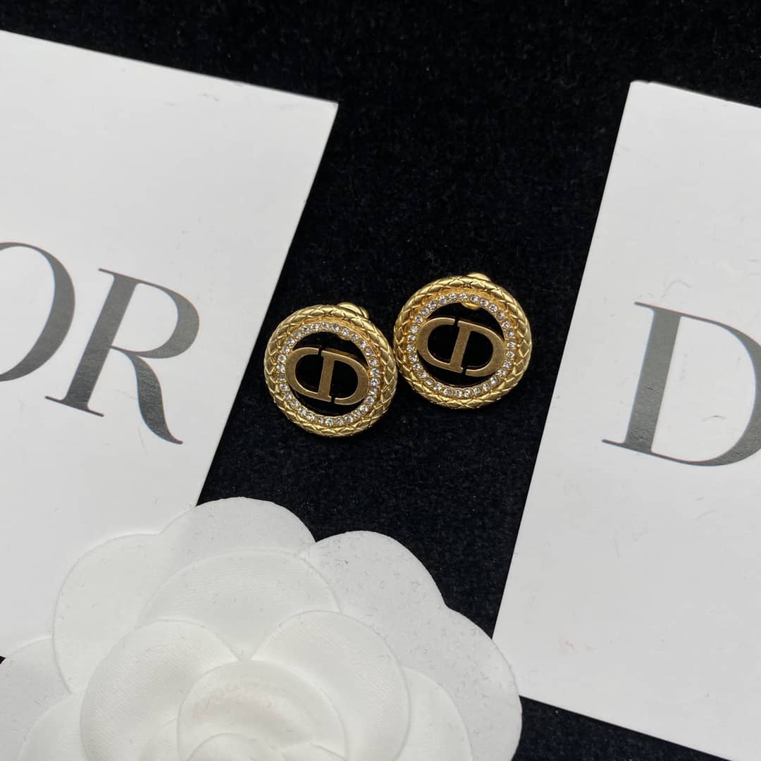 Wholesale Chr1st1an D10r Logo Earring