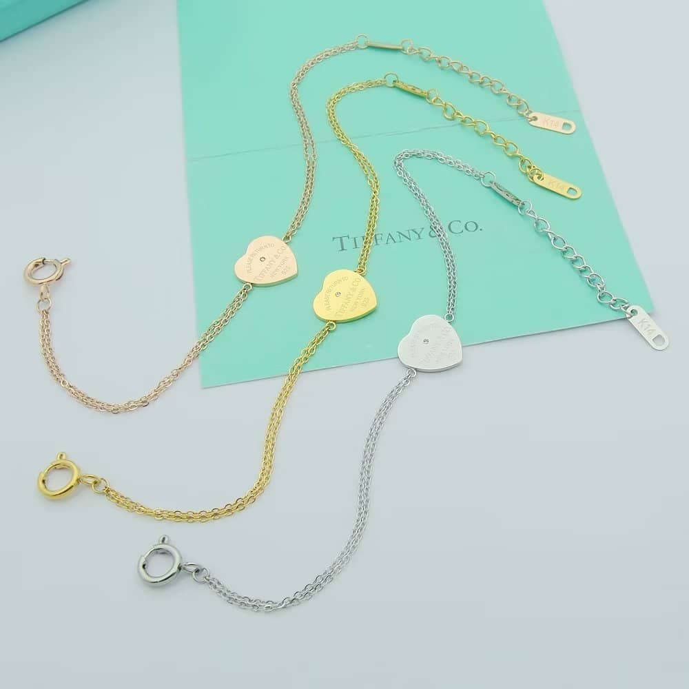 Knockoff T*f*ny Logo Bracelet