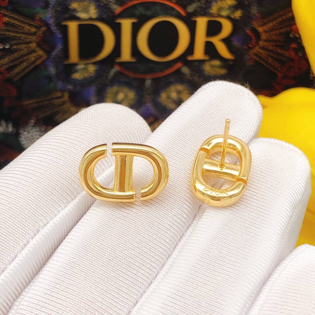 Knockoff Chr1st1an D10r Logo Earring