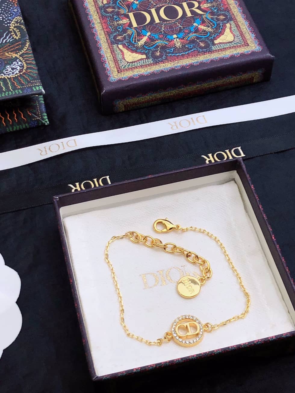 Knockoff Chr1st1an D10r Logo Bracelet