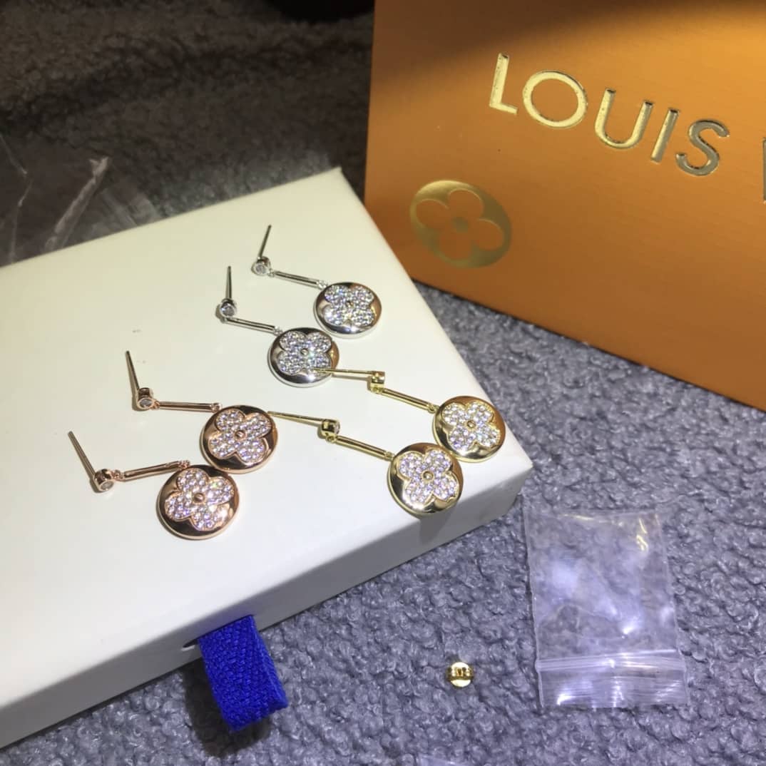 Knockoff L0vis Vvtt0n Logo Earring