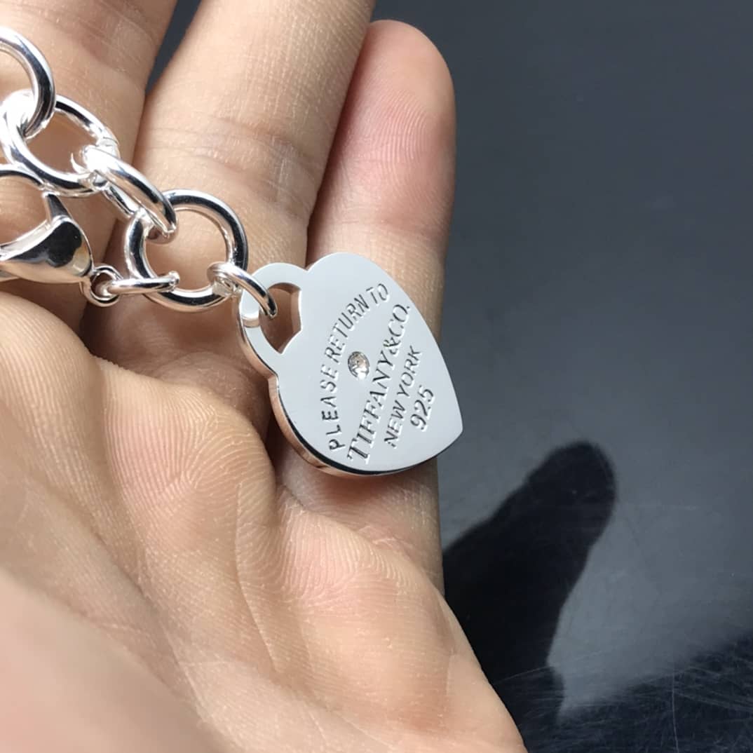 Knockoff T*f*ny Logo Bracelet