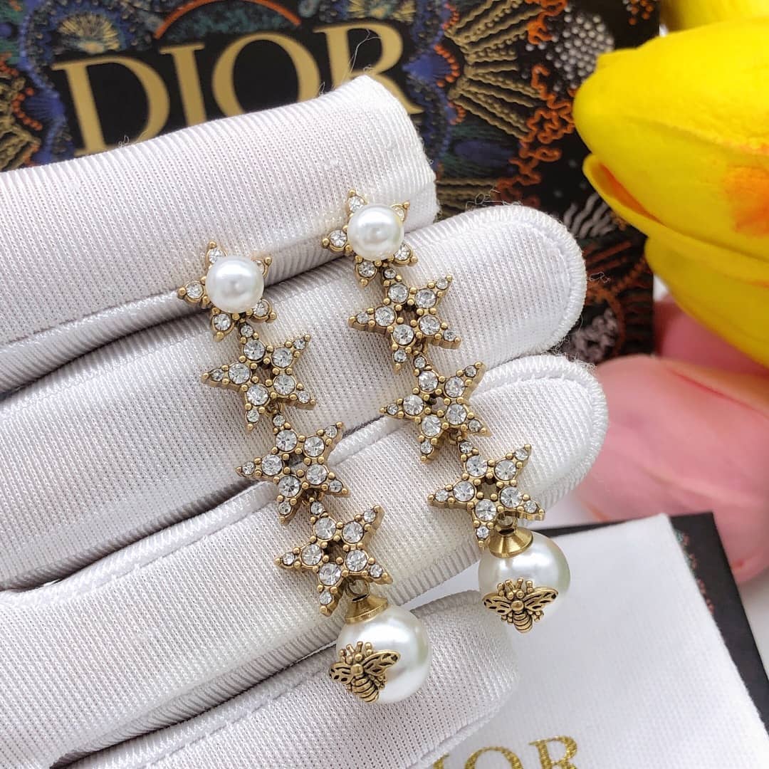 Knockoff Chr1st1an D10r Logo Earring