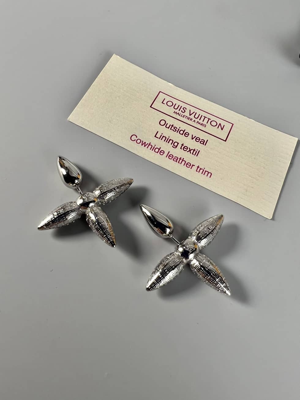 LV Hoop Earrings Dupe Logo AAA+