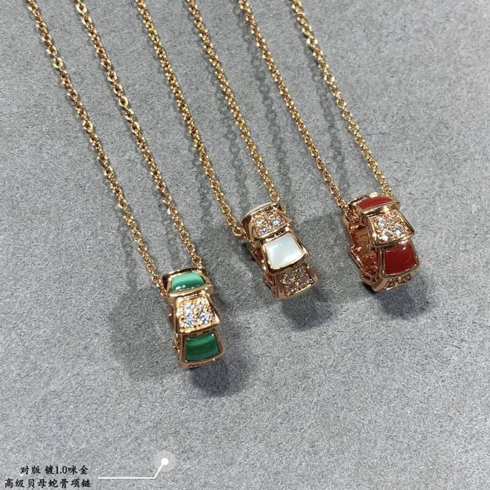 Knockoff Bv1g*ai Logo Necklace