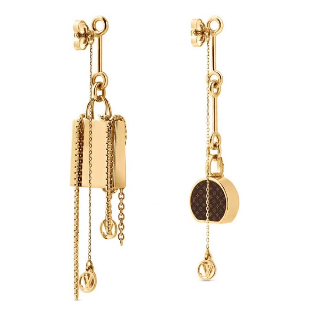 Knockoff L0vis Vvtt0n Logo Earring