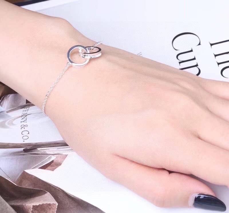 Fake T*f*ny Logo Bracelet