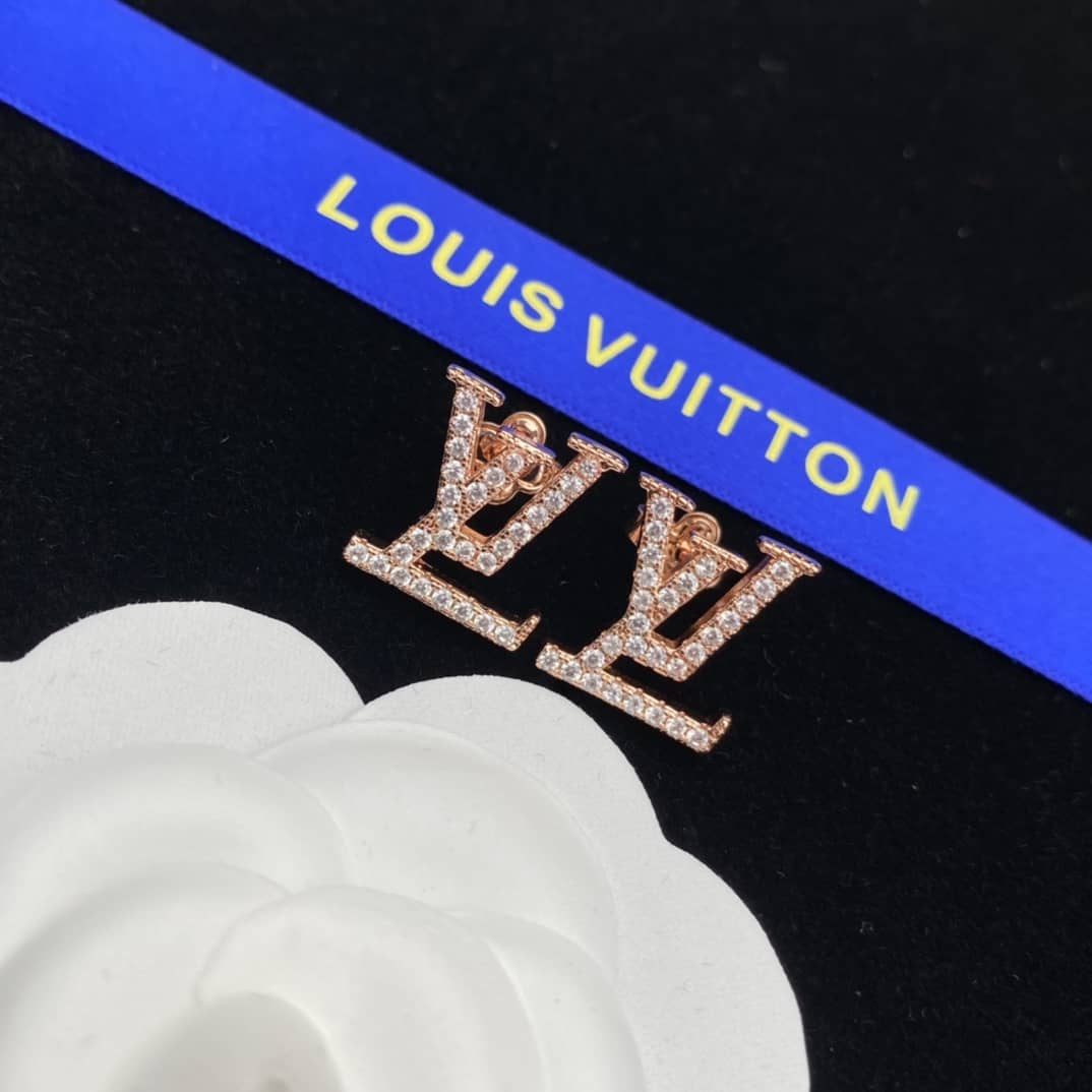 Knockoff L0vis Vvtt0n Logo Earring