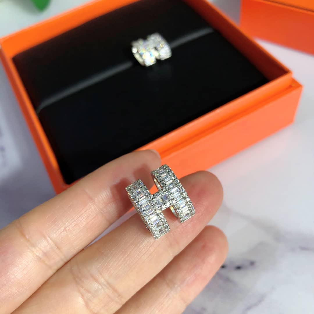 Fake H**me5 Logo Earring