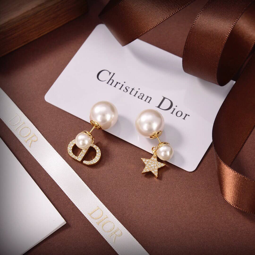 Wholesale Chr1st1an D10r Logo Earring