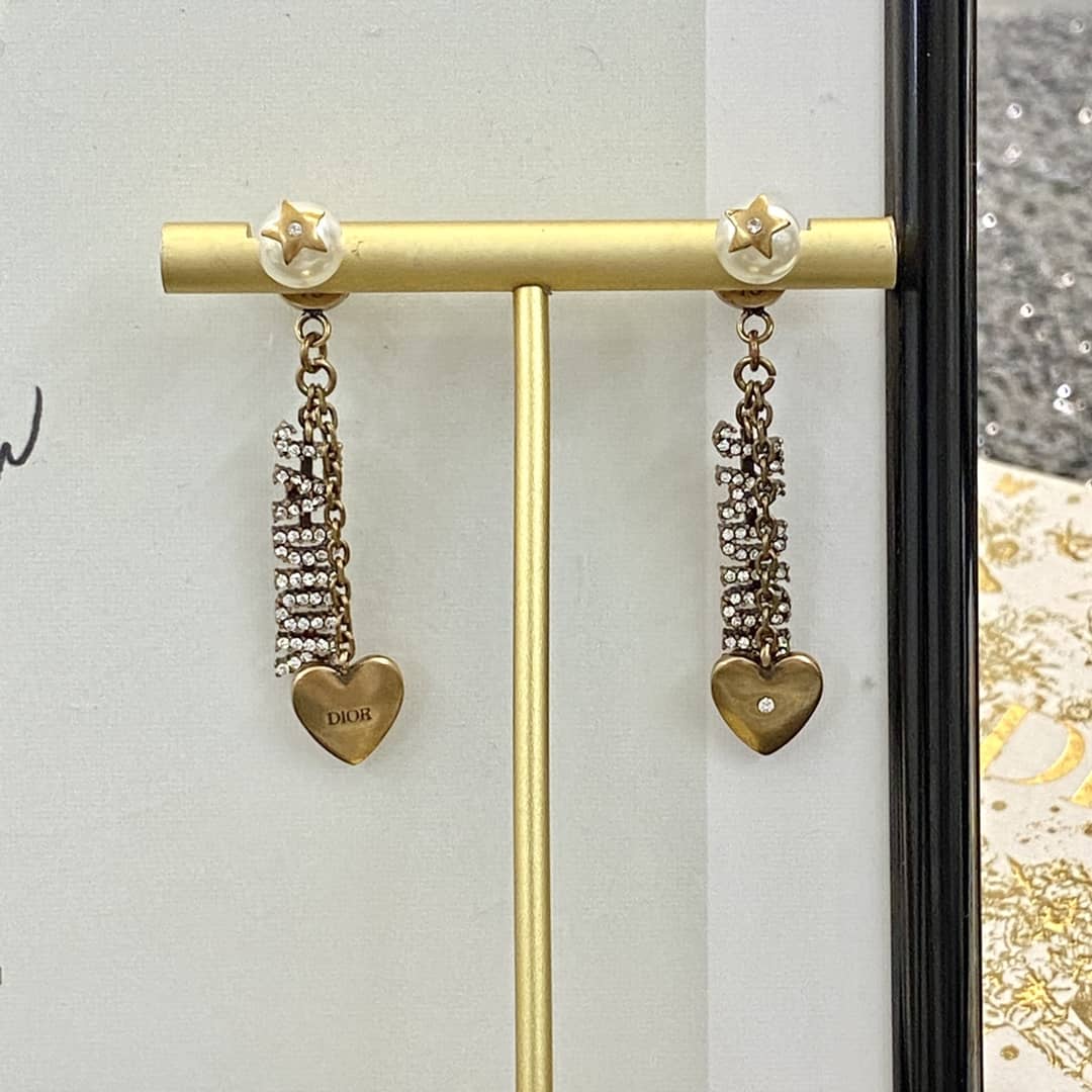 Wholesale Chr1st1an D10r Logo Earring