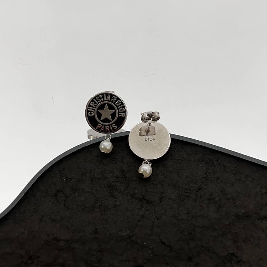 Knockoff Chr1st1an D10r Logo Earring