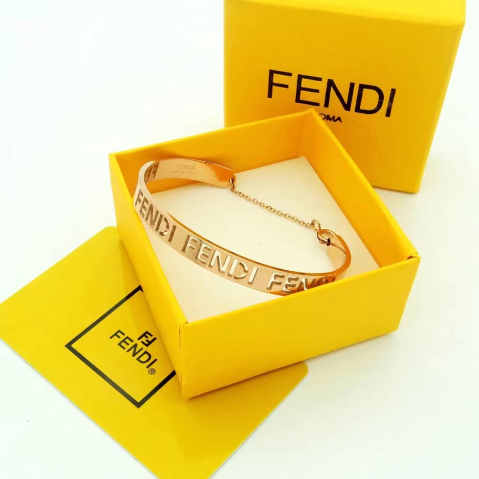 Knockoff F**di Logo Bracelet