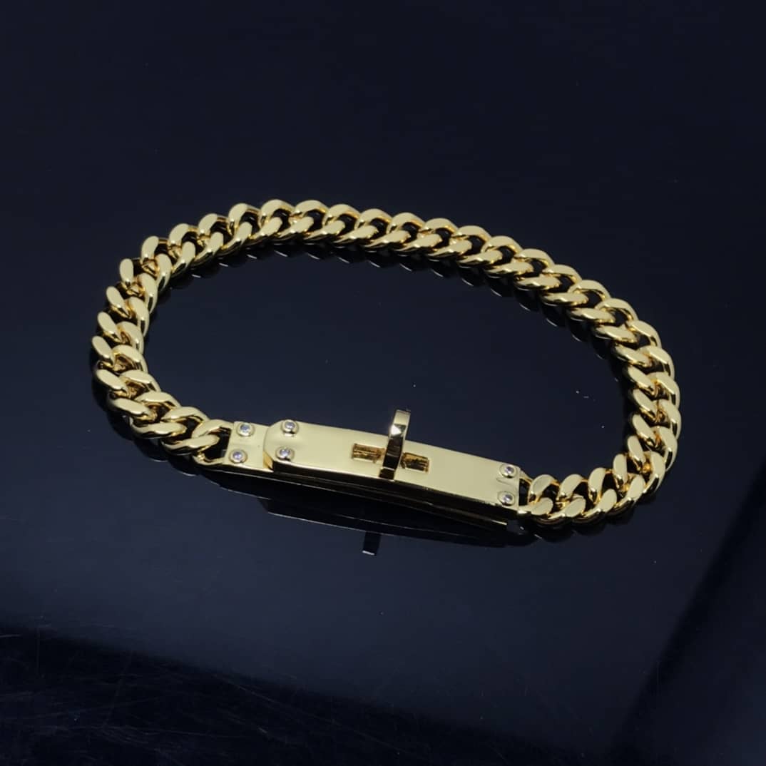 Fake H**me5 Logo Bracelet