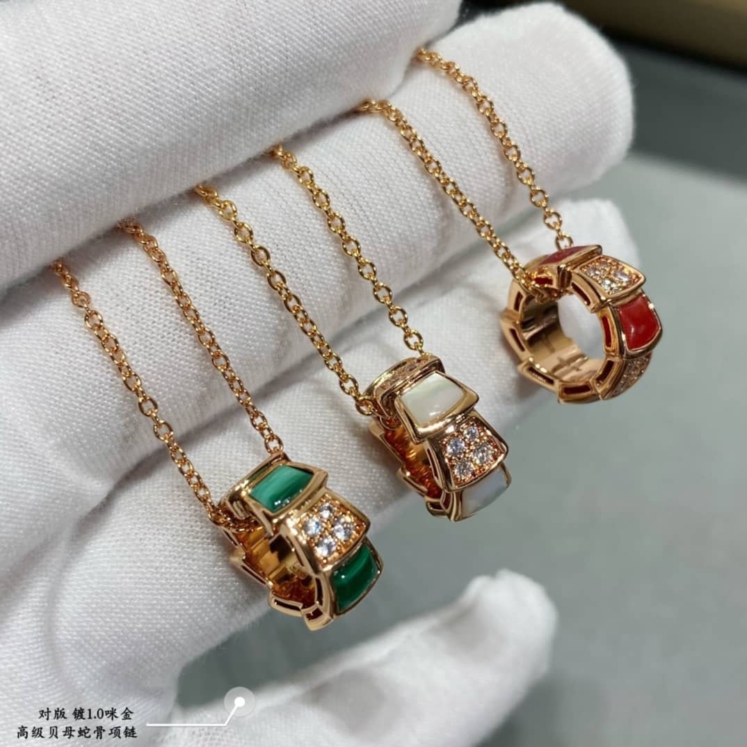 Knockoff Bv1g*ai Logo Necklace