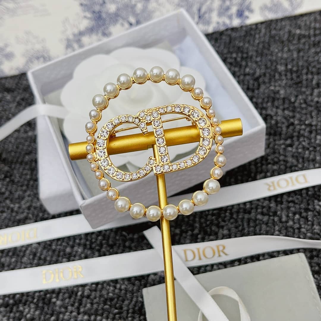 Designer Chr1st1an D10r Classic Brooch