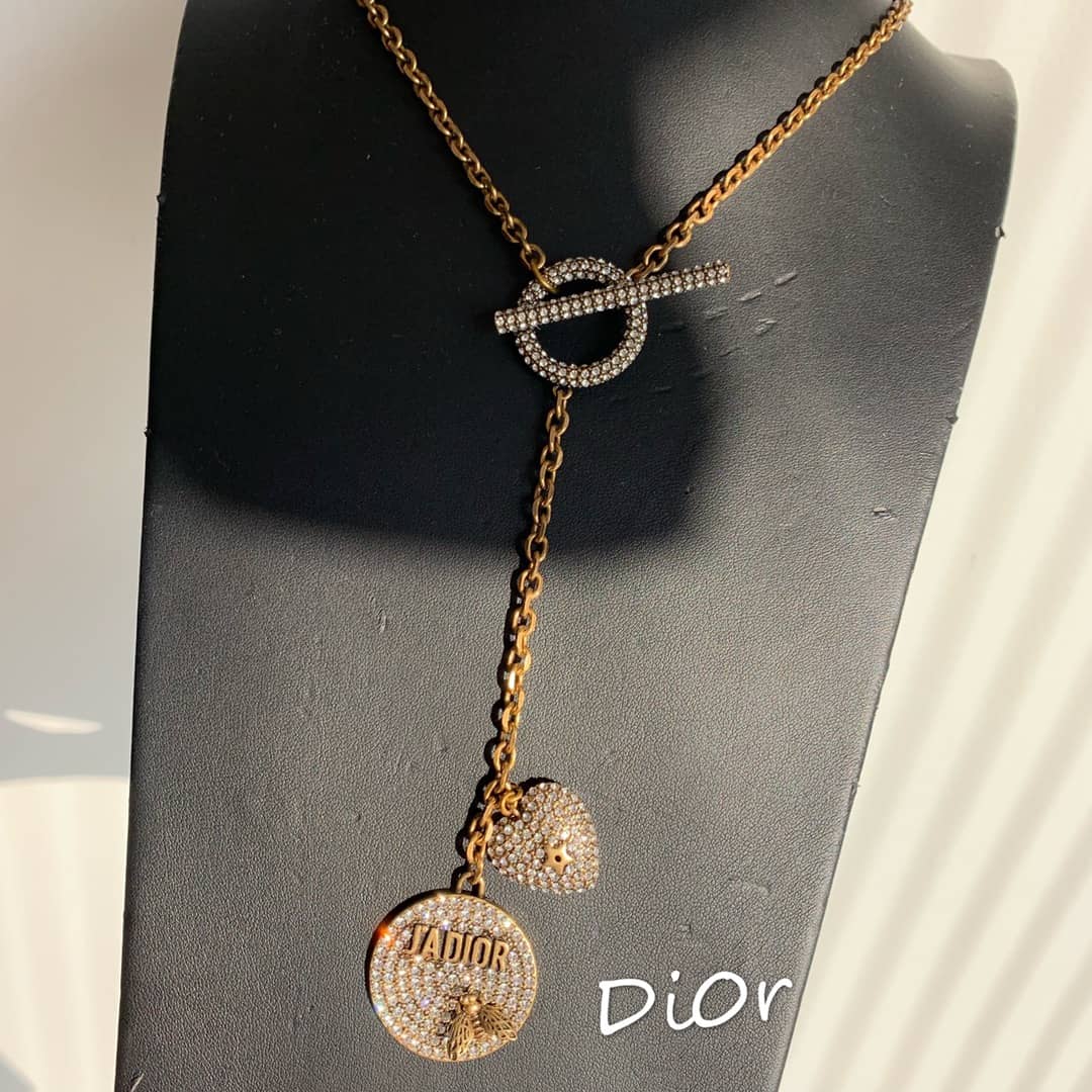 Wholesale Chr1st1an D10r Logo Necklace