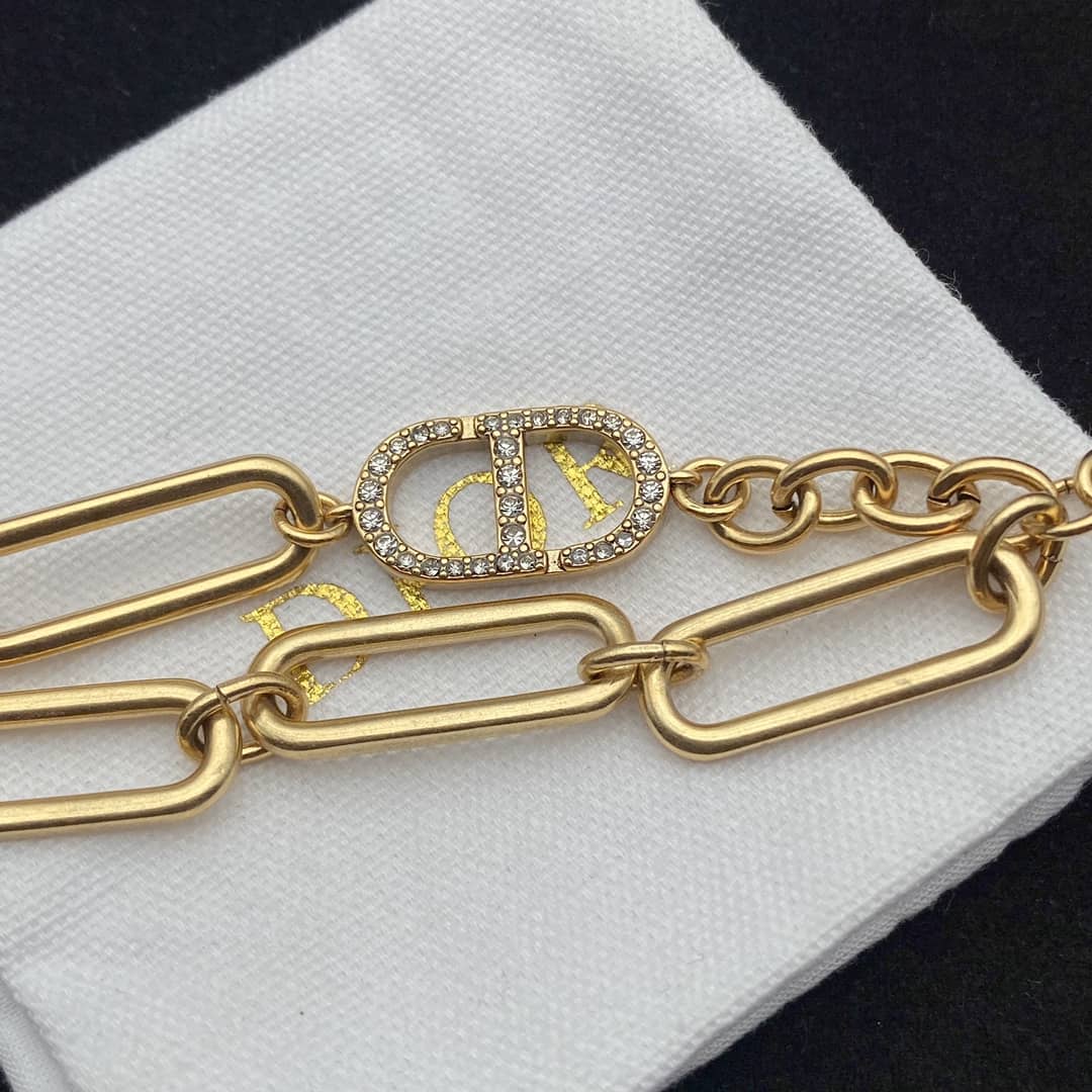 Knockoff Chr1st1an D10r Logo Bracelet