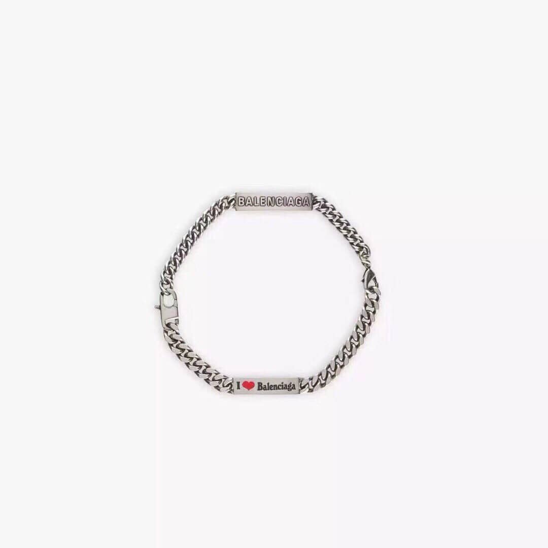 Wholesale Ba1en*iaga Logo Necklace